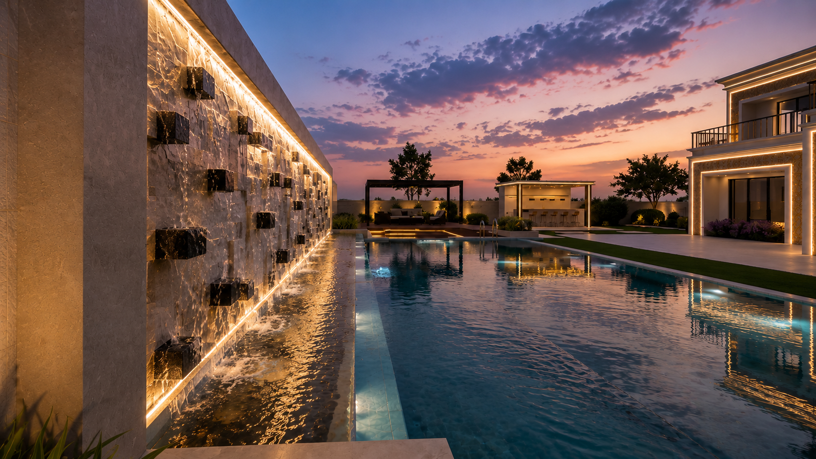 Modern landscape project